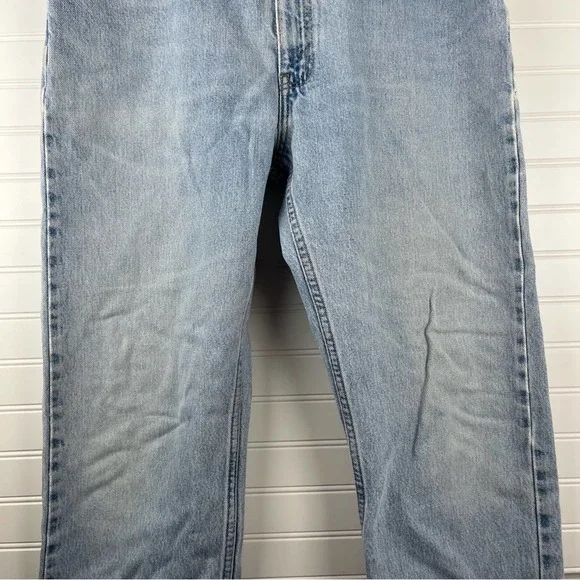 Vintage Levi’s Light Wash 505 Regular Fit Straight Leg Denim Jeans W36 L32 - Picture 6 of 10